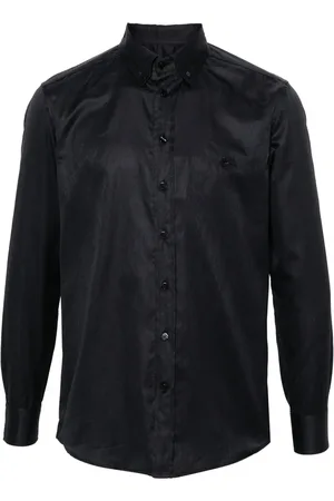 Etro Pegaso-embroidered paisley-print shirt