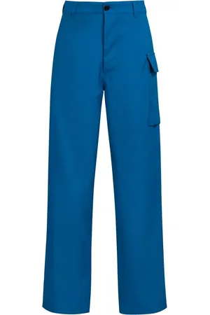Marni Cargo-pocket straight-leg trousers