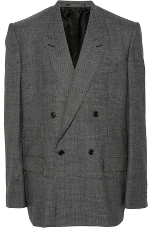 Balenciaga Checked double-breasted blazer