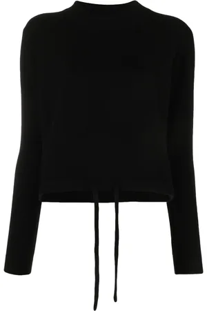 LISKA Cashmere drawstring-hem jumper