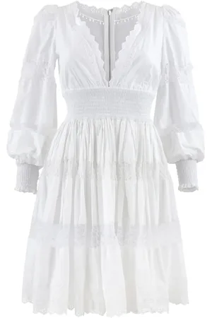 Dolce & Gabbana Scalloped edge flared minidress