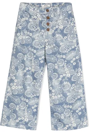 Ralph Lauren Floral-print wide-leg jeans