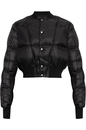 Rick Owens Press-stud cropped down jacket