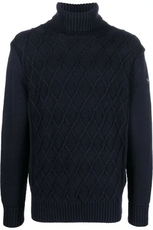 Paul & Shark Cable-knit virgin wool jumper