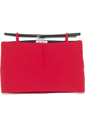 The Attico Belted mini skirt