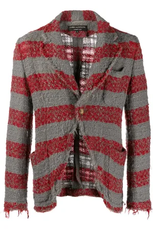 Comme des Garçons Striped wool jacket