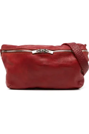 GUIDI Zipped shoulder bag