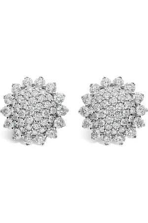 Leo Pizzo 18kt white gold Aurora diamond earrings