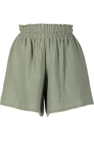 0711 Wasabi loose-fit shorts