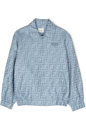 Fendi FF-logo print bomber jacket