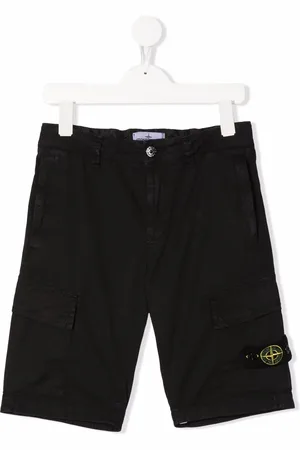 Stone Island Logo-patch cargo shorts