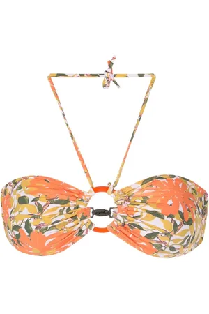 CLUBE BOSSA Floral-print bikini top