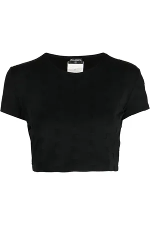 CHANEL 1997 Coco embroidered T-shirt
