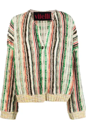 Vitelli Striped knit cardigan