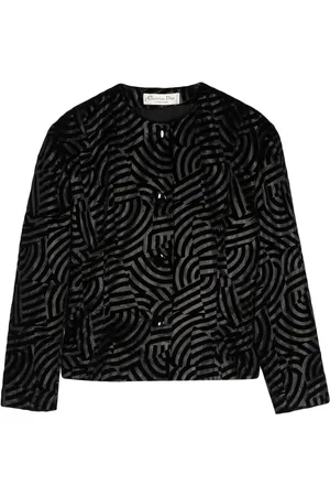 Dior Geometric-print jacquard jacket