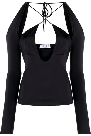 The Attico Zane cut-out top