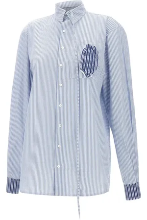 OTTOLINGER Patch-detail striped shirt