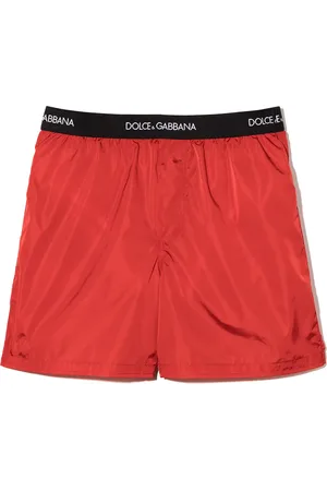 Dolce & Gabbana Logo-waistband swim shorts