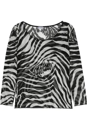 Dolce & Gabbana 2000s zebra-print blouse