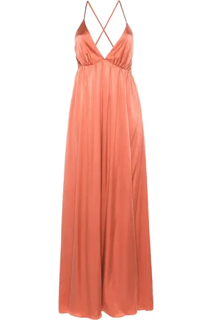 ZIMMERMANN Silk-satin maxi dress