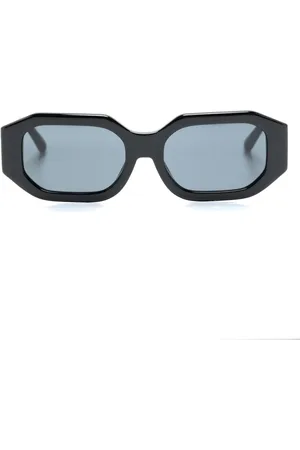 Linda Farrow X The Attico Blake rectangle-frame sunglasses