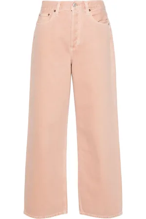 AGOLDE Slung mid-rise straight jeans