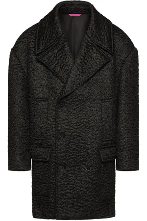 VALENTINO GARAVANI Double-breasted bouclé wool coat
