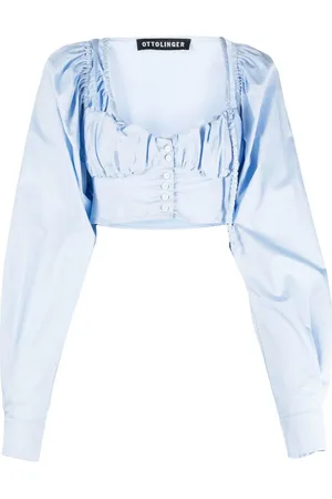 OTTOLINGER Cropped button-fastening blouse