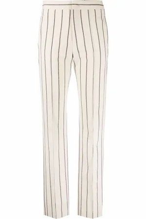 Isabel Marant Stripe-print slim-fit trousers