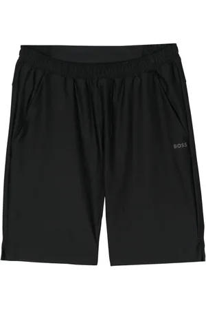 HUGO BOSS Reflective-logo bermuda shorts