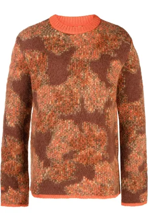 ERL Intarsia-knit alpaca-wool jumper