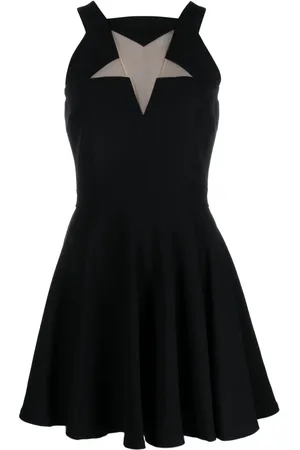 VERSACE Star cut-out minidress