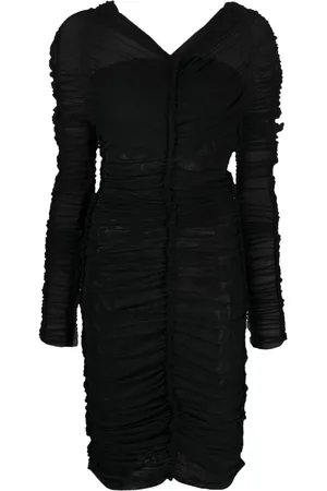 ESTER MANAS Ruched off-shoulder dress