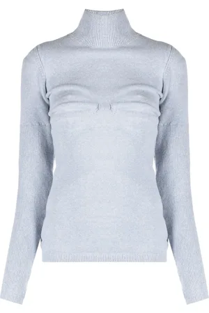 Sinéad O’Dwyer High-neck ribbed-knit jumper