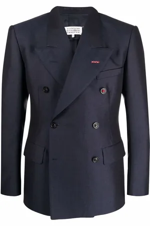 Maison Margiela Double-breasted navy blazer