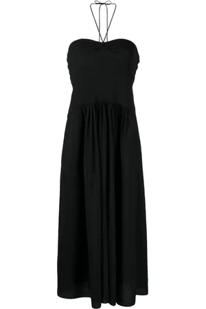 Vince Halterneck pleated dress