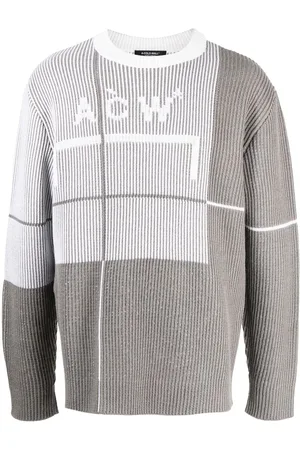 A-cold-wall* Grid crew-neck jumper