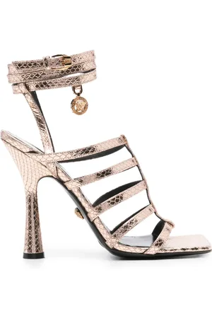 VERSACE 115mm Medusa-embellished caged sandals