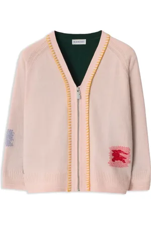 Burberry Colour-block cashmere cardigan