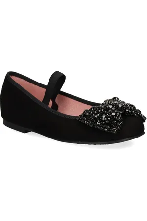 Pretty Ballerinas Bow-detailing ballerinas