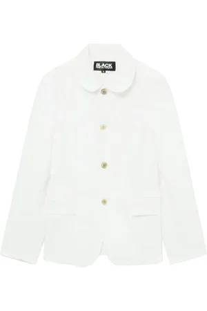 Comme des Garçons Rounded-collar single-breasted jacket