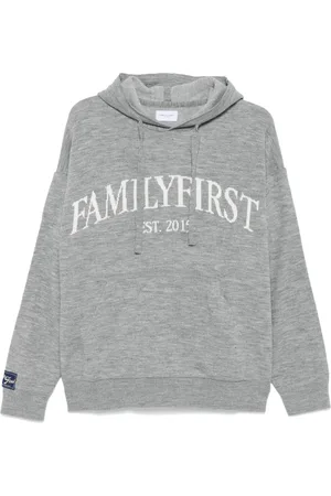 Family First Logo-jacquard hoodie