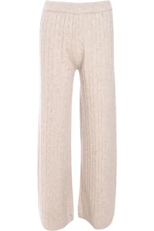 Izaak Azanei Cable-knit trousers