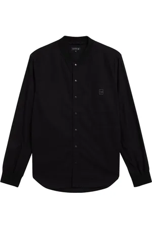 AGNÈS B. Logo-appliqué organic cotton shirt