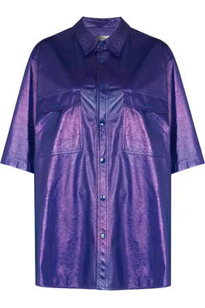 Isabel Marant Gilin faux-leather shirt