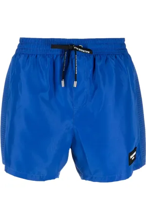 Balmain Logo-patch track shorts