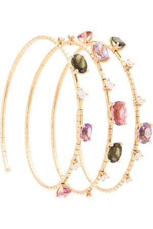 Mattia Cielo 18kt rose Rugiada mixed gemstone bangle