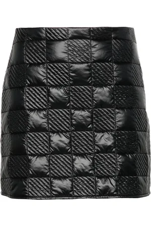 Moncler Logo-patch quilted miniskirt