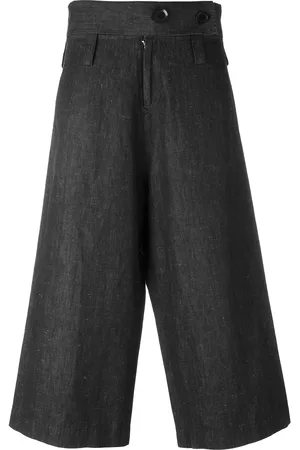YOHJI YAMAMOTO High waist cropped trousers