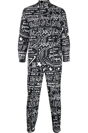 Honey Fucking Dijon Graphic-print double-zip boiler jumpsuit